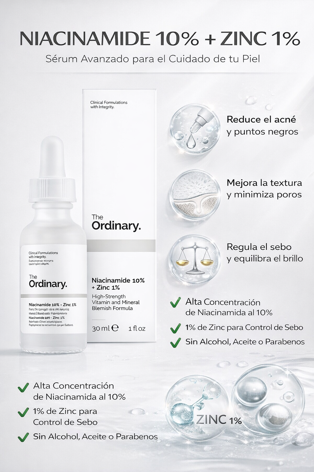 NIACINAMIDE Suero Facial