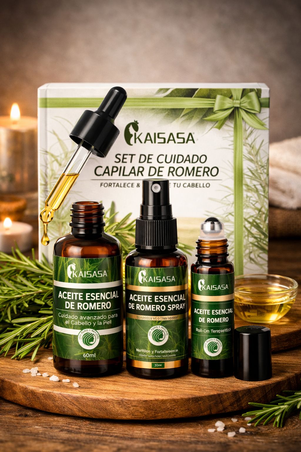 SET DEL CUIDADO CAPILAR DE ROMERO🌿
